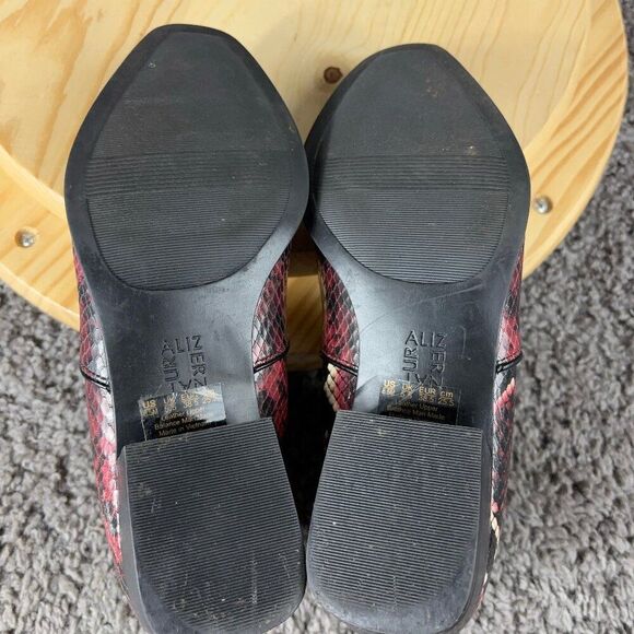 Naturalizer Hailey Chelsea Boot Womens 8.5 Snakeskin Print Ankle Booties - Picture 6 of 7